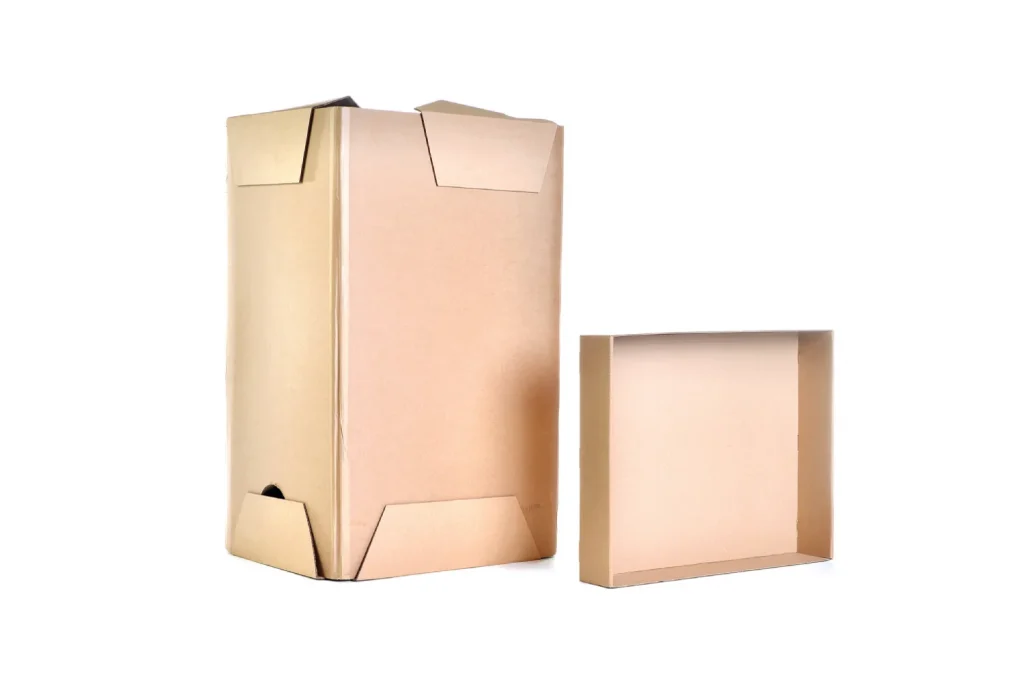 Cardboard IBC container with lid O_TANK_200l Organic Poland cardboard packaging manufacturer